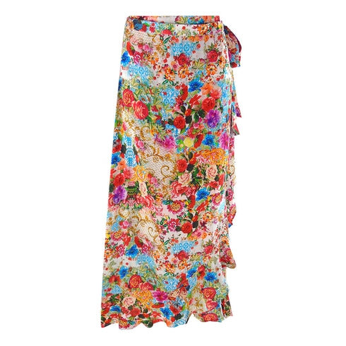 Inoa Fashion Covent Garden 1916 Wrap Around Long Skirt Womens